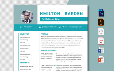 Hmilton Professional CV-mall
