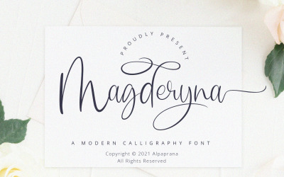 Magderyna - Modern Calligraphy Font