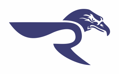 Modelo de logotipo da letra R Eagle