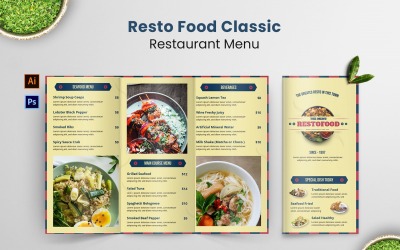 Restofood Classic Food Menu