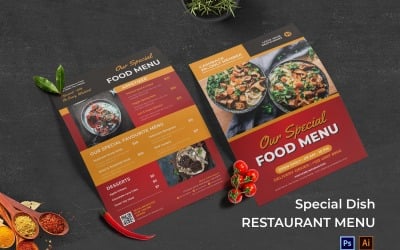 Special Dish Restaurant Menu
