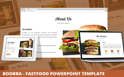 Boobba - Modello PowerPoint Fastfood