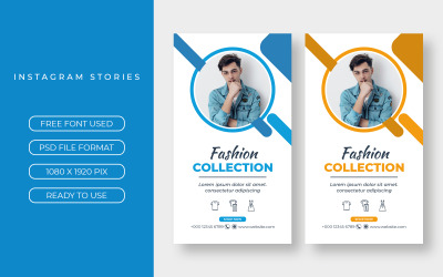 Corporate Fashion Instagram Stories Vorlage für Social Media