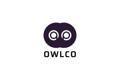 Empresa de plantilla de logotipo de búho