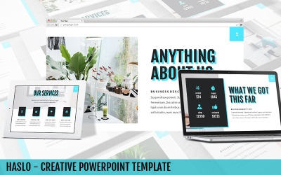 Haslo - Plantilla de PowerPoint creativa