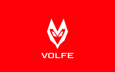 Logotipo de V Wolf - Corporativo Premium