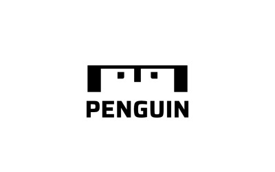 M Penguin - Modello di logo