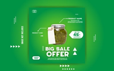 Big Sale Angebot Werbeverkauf Banner