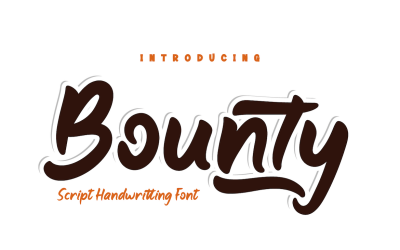 Bounty - vackert handstilsteckensnitt