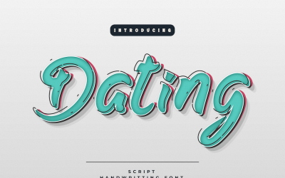 Dating - Beautiful Handwriting Font