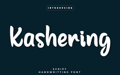 Kashering - Beautiful Handwriting Font