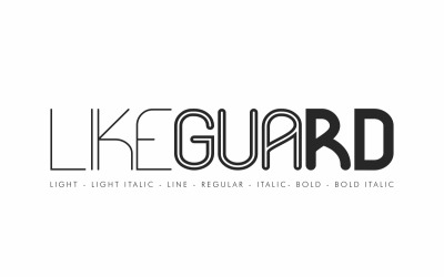 Likeguard Sans Serif Schriftart