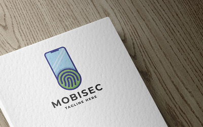 Professional Mobile Security Logo template