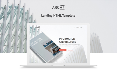 Archbook - Gratis responsieve bestemmingspagina-sjabloon