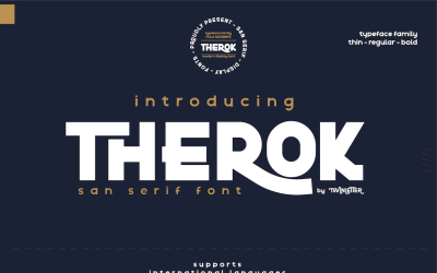 Therok - Elegante carattere San Serif
