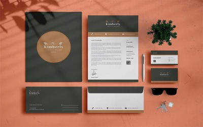 Kimberly-信纸模板企业标识模板