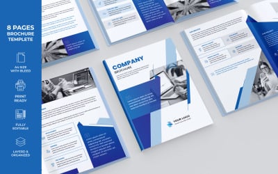 Creative Corporate Minimal Business Brochure Template.