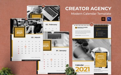 Portrait des calendriers des agences de création