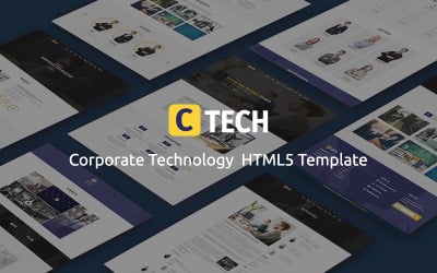 CTECH - HTML5 шаблон веб-сайта корпоративных технологий