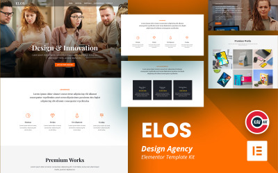 Elos - набір дизайнерських агентств Elementor