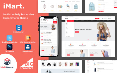 Imart - Tema Bigcommerce del negozio online di e-commerce multiuso