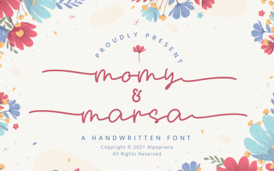 Momy &amp;amp; Marsa - Handwritten Fonts