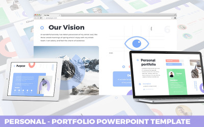 Особисте - шаблон портфоліо Powerpoint