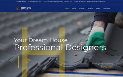 Renova - WordPress téma építése és építése