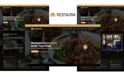 Restaura - Modèle Bootstrap 5 de page de destination de restaurant