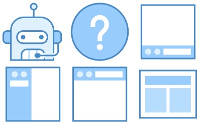 Programmieren von Icon Pack im blauen UI-Stil