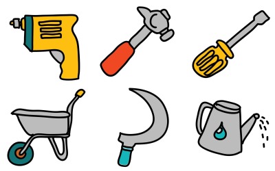 Doodle Stilinde DIY Simge Paketi