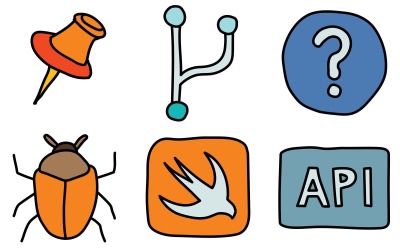Doodle Stilinde Simge Paketini Programlama
