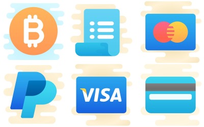 Pacote de ícones de finanças em um lindo estilo clipart