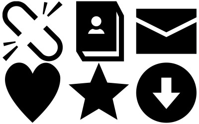 Messaging Icon Pack im Eiscreme-Stil