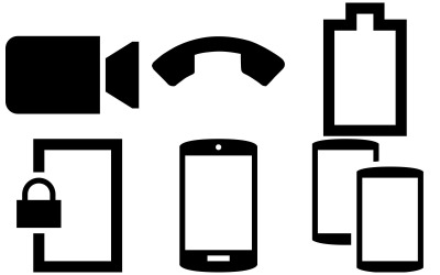 Mobile Icon Pack im Ice Cream Style