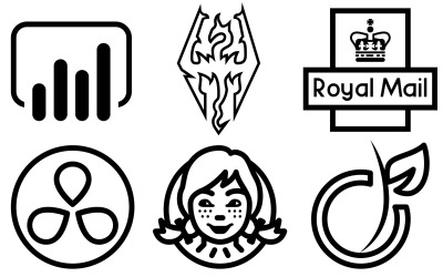 Logo's Icon Pack in iOS-stijl