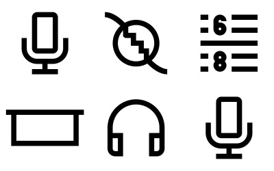 Music Icon Pack no estilo do Windows 10