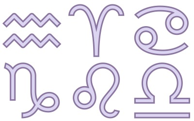 Ofis Tarzında Astroloji Simge Paketi
