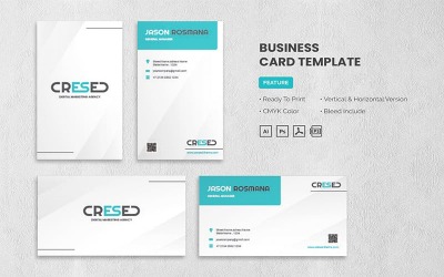 Cresed - Visitenkartenvorlage