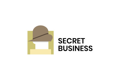 Détective - Logo d&amp;#39;entreprise secrète