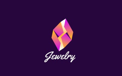 Diamante - modello di logo di gioielli