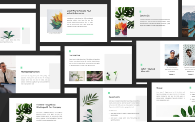 Matsuri Minimalist Presentation Sjablonen PowerPoint presentatie