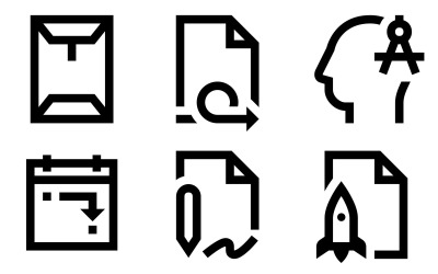 Zakelijk Icon Pack in Windows 10-stijl