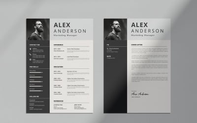 Alex Anderson-创意总监简历简历模板