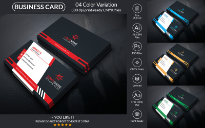 Biglietto da visita con Vector &amp;amp; PSD