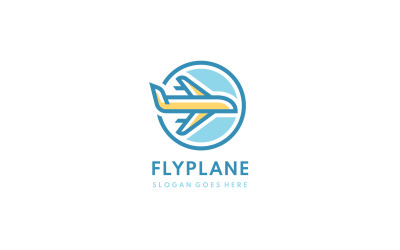 Plane Flight Logo Template