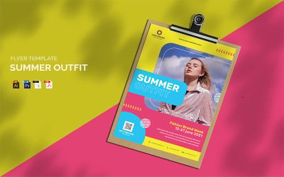 Summer Outfit - Flyer Template