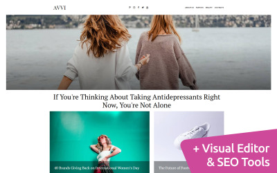 Divatblog Moto CMS Premium weboldal tervezés