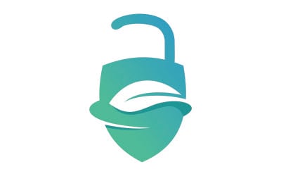 Green Security Logo Template