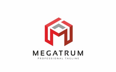 Megatrum M Letter Logo Template